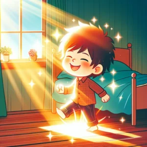 꿈속에서 아이가 웃는다면 순수함과 희망이 가득한 메시지