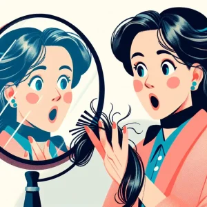 머리카락이 한 웅큼 빠져 대머리가 되는 꿈: 직장에서의 명예 실추와 망신살을 피하는 조언