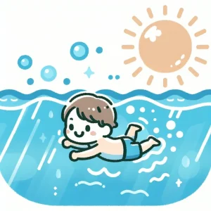 맑은 물에서 자유롭게 수영하며 노는 꿈 해몽: 재물운이 상승하고 하던 일이 순조롭게 풀려 안정을 찾을 징조