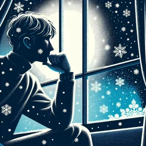 함박눈이 펑펑 내려 온 세상이 하얗게 변하는 꿈: 답답했던 일들이 순조롭게 풀리고 마음의 평화를 얻게 됨