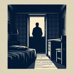 내 방에 낯선 사람이 들어와 훔쳐보는 꿈: 사생활 침해를 당하거나 누군가의 감시를 받아 불쾌할 수 있다